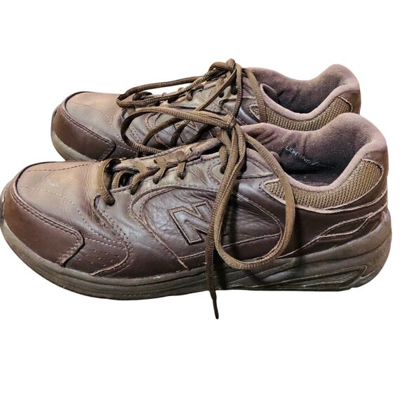 New Balance Walking Shoes Mens 8.5 D Used Brown Leather MW927BR - Picture 5 of 12